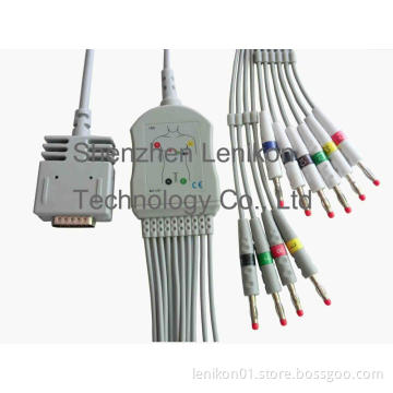 E4058 Burdick 10 leads ECg Cable